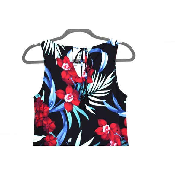 Tommy Bahama Dress Size Small Flutter Skirt Tropical Hawaiian Swim Coverup Nylon - Picture 7 of 10